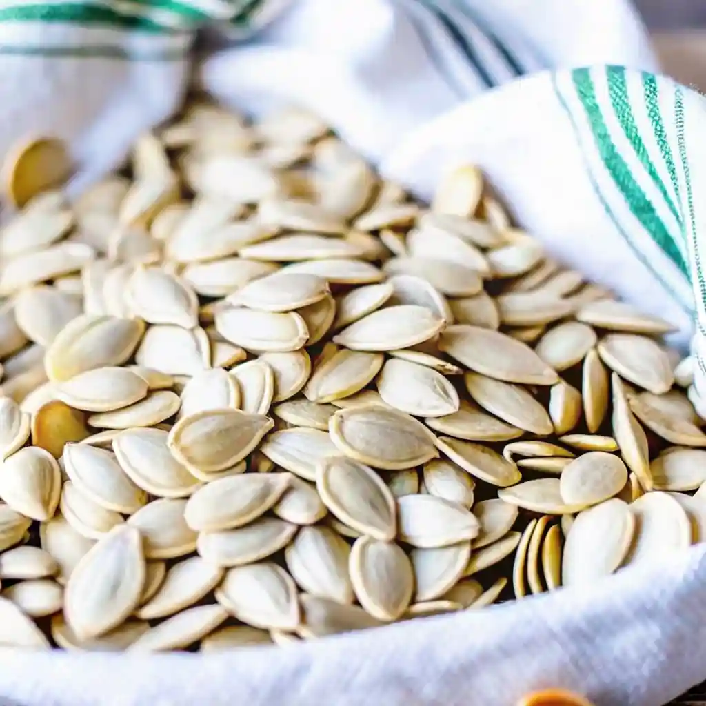 Pumpkin Seed Recipe That Delivers Bold Crunch Fast Pumpkin Seed Recipe Pumpkin seeds air drying on a towel after rinsing