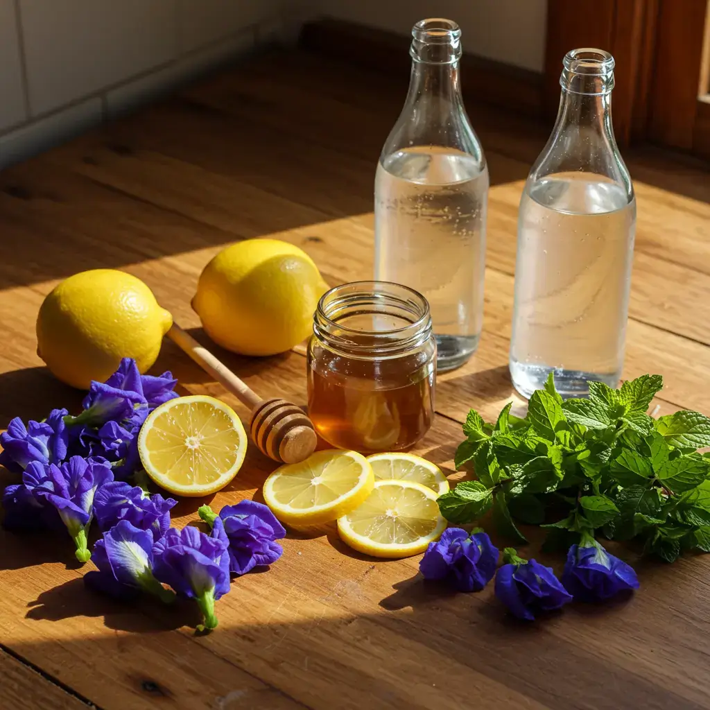 Butterfly Pea Flower Tea Mocktail: Benefits, Recipes & Color Magic 8 Ingredients for butterfly pea flower tea mocktail