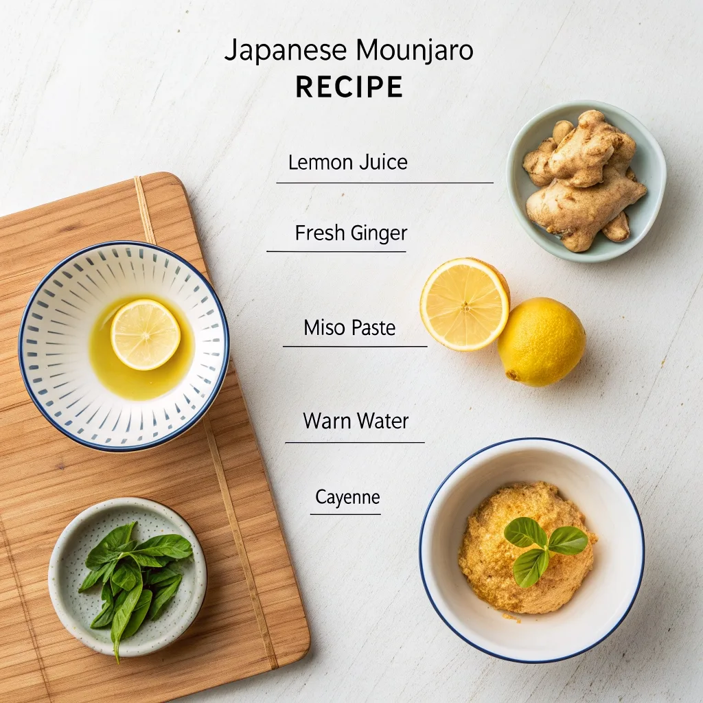 Japanese Mounjaro Recipe Free: The Natural Fat-Burning Detox Drink You Need Today japanese mounjaro recipe free japanese mounjaro recipe free ingredients on cutting board