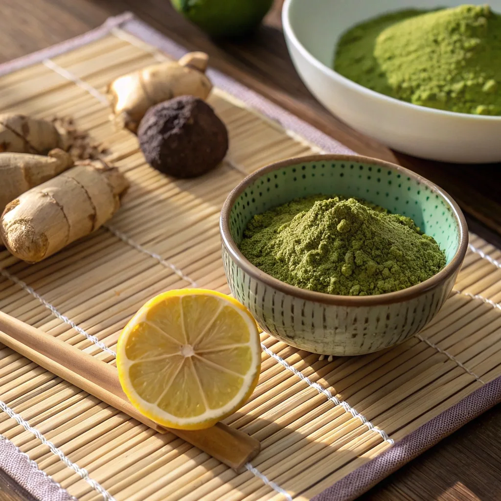 What is the Japanese Mounjaro Recipe? Discover the Natural Fat-Burning Detox Drink what is the japanese mounjaro recipe Japanese Mounjaro recipe ingredients including matcha, lemon, ginger, kombu, and umeboshi