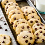 Keto Cottage Cheese Chocolate Chip Cookies – 5-Star Flavor, Just 2g Carbs! keto cottage cheese chocolate chip cookies Keto cottage cheese chocolate chip cookies on parchment