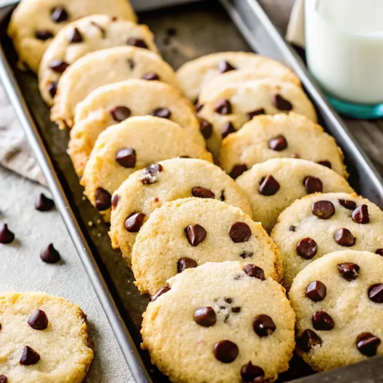 Keto cottage cheese chocolate chip cookies on parchment