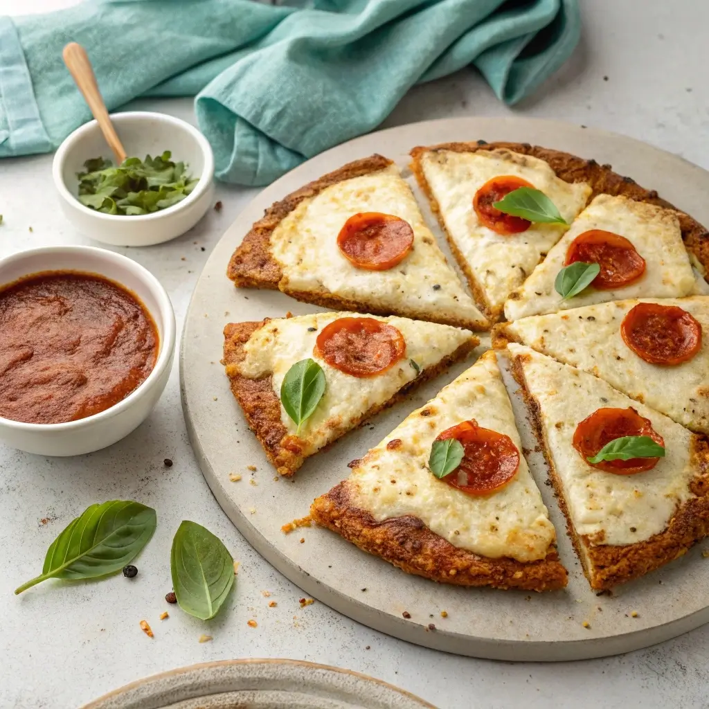 Keto Cottage Cheese Pizza Crust: Easy Low-Carb Perfection 13 Keto cottage cheese crust pizza with toppings