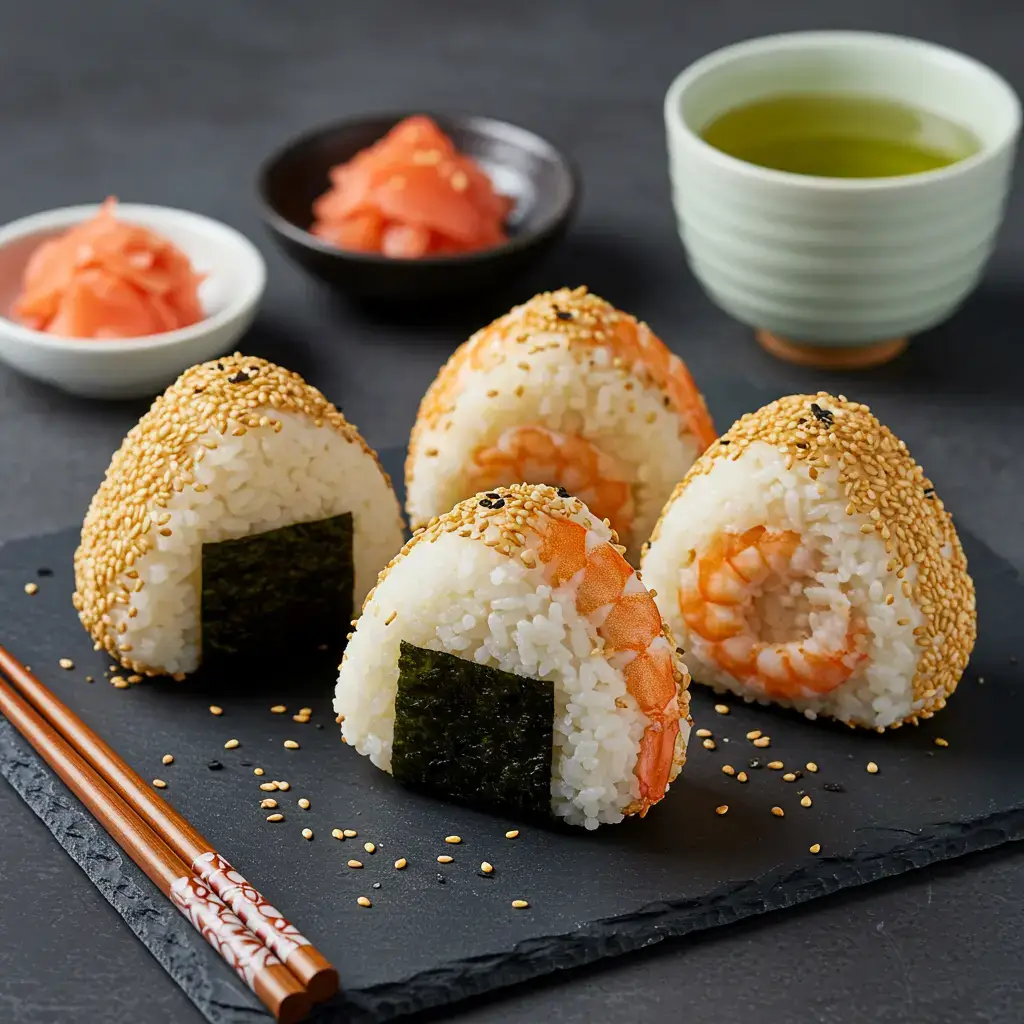 Onigiri Shrimp Recipe: Easy Japanese Rice Balls with a Seafood Twist 8 Shrimp onigiri recipe with Japanese rice balls
