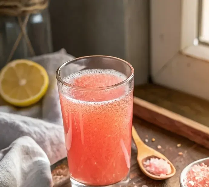 Pink Salt Recipe: 7-Day Weight Loss Drink That Works Fast pink salt recipe to lose weight in 1 week Morning pink salt detox drink