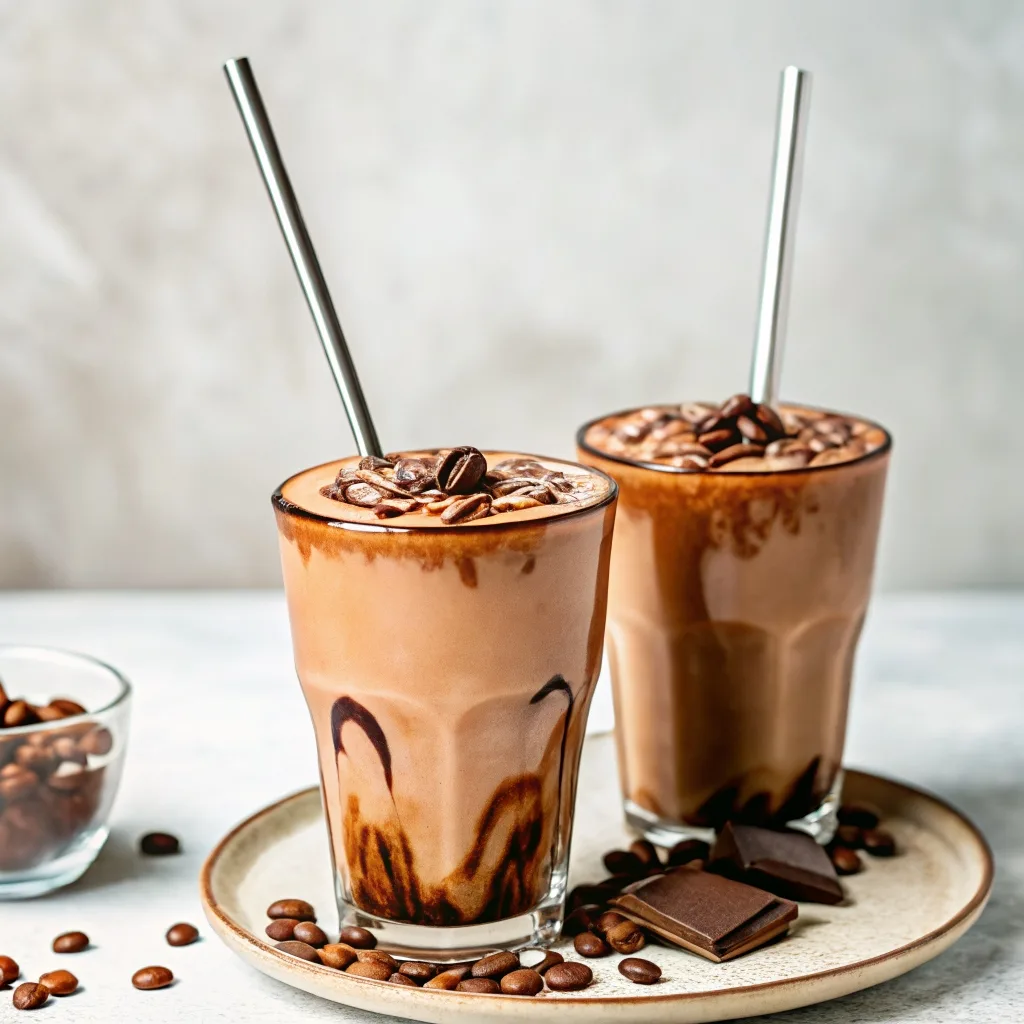 Tahini Coffee: Creamy, Nutty, and Surprisingly Good for You tahini coffee Making iced tahini coffee in blender