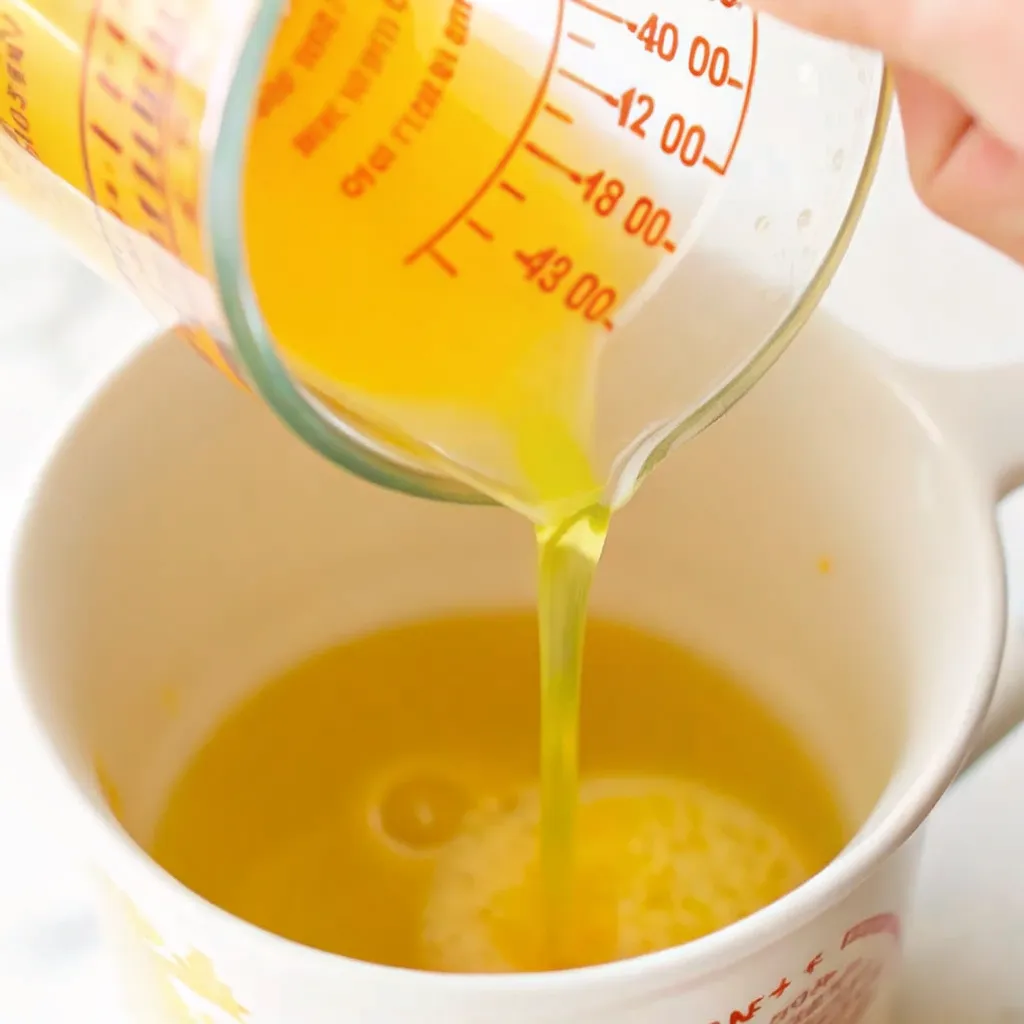 Pickled Lemonade Recipe: The Definitive Guide pickled lemonade recipe Pouring golden lemonade and pickle juice mixture from a measuring cup into a mixing bowl