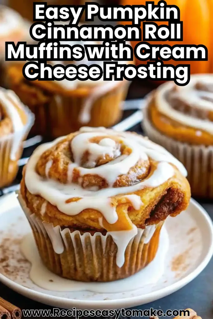 Pumpkin Cinnamon Roll Muffins – Fall Baking Treat You’ll Love Pumpkin Cinnamon Roll Muffins Pumpkin cinnamon roll muffins topped with cream cheese frosting, perfect for fall desserts and cozy baking.
