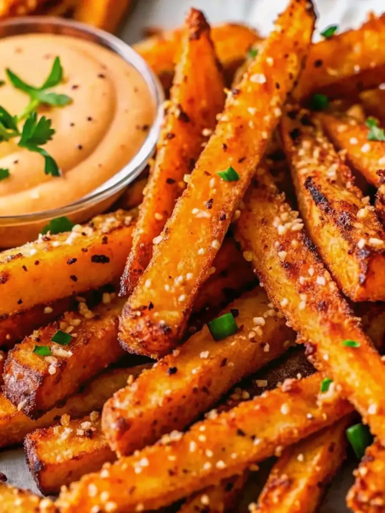 Crispy Oven Baked Sweet Potato Fries: Easy, Flavorful, and Foolproof Crispy Oven Baked Sweet Potato Fries Crispy oven sweet potato fries topped with garlic, herbs, and served with a dipping sauce