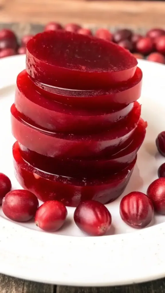 Jellied Cranberry Sauce: Classic, Simple, and Irresistibly Smooth Jellied Cranberry Sauce Jellied Cranberry Sauce: Classic, Simple, and Irresistibly Smooth stacked jellied cranberry sauce slices