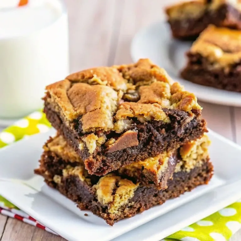 Brookie Cookie Bars Chocolate Chip Cookie Brownies Easy Recipe caramel apple dump cake Brookie Cookie Bars