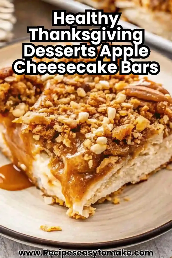 Caramel Apple Cheesecake Bars Easy + 7 Pro Tips You Need Caramel Apple Cheesecake Bars Close-up of layered cheesecake bar with graham crust, apple filling, caramel sauce, and nut topping.
