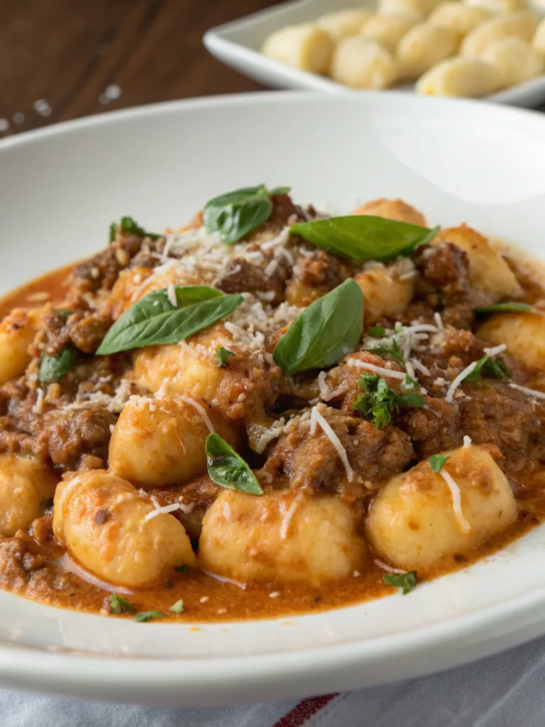 Creamy Ground Beef Gnocchi: A 30-Minute Family Favorite Easy Parmesan Chicken Pasta Creamy Ground Beef Gnocchi