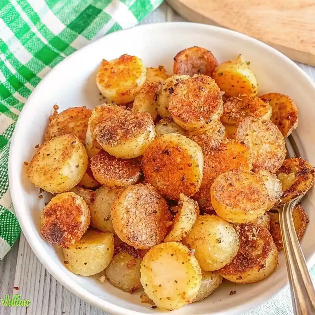 Crispy Parmesan Crusted Baby Potatoes Recipe That Always Delivers Crispy Parmesan Crusted Baby Potatoes Crispy Parmesan Crusted Baby Potatoes