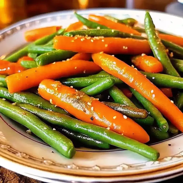 Honey Glazed Carrots and Green Beans: A Delicious and Healthy Side Dish Chili Cheese Tater Tot Casserole Honey Glazed Carrots and Green Beans