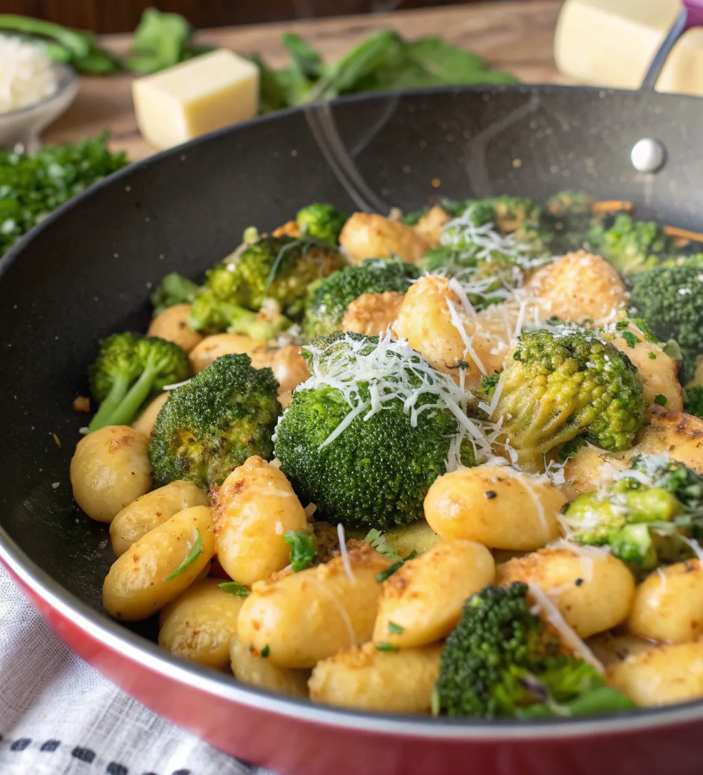 One Pan Broccoli Gnocchi: A 20-Minute Family Favorite That's Nutritionist-Approved One Pan Broccoli Gnocchi One Pan Broccoli Gnocchi