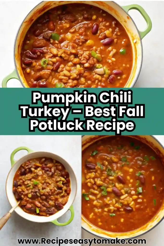 Pumpkin Chili Turkey | 7 Cozy Secrets for Fall Comfort turkey pumpkin chili Delicious and comforting Pumpkin Chili Recipe Turkey perfect for fall dinners
