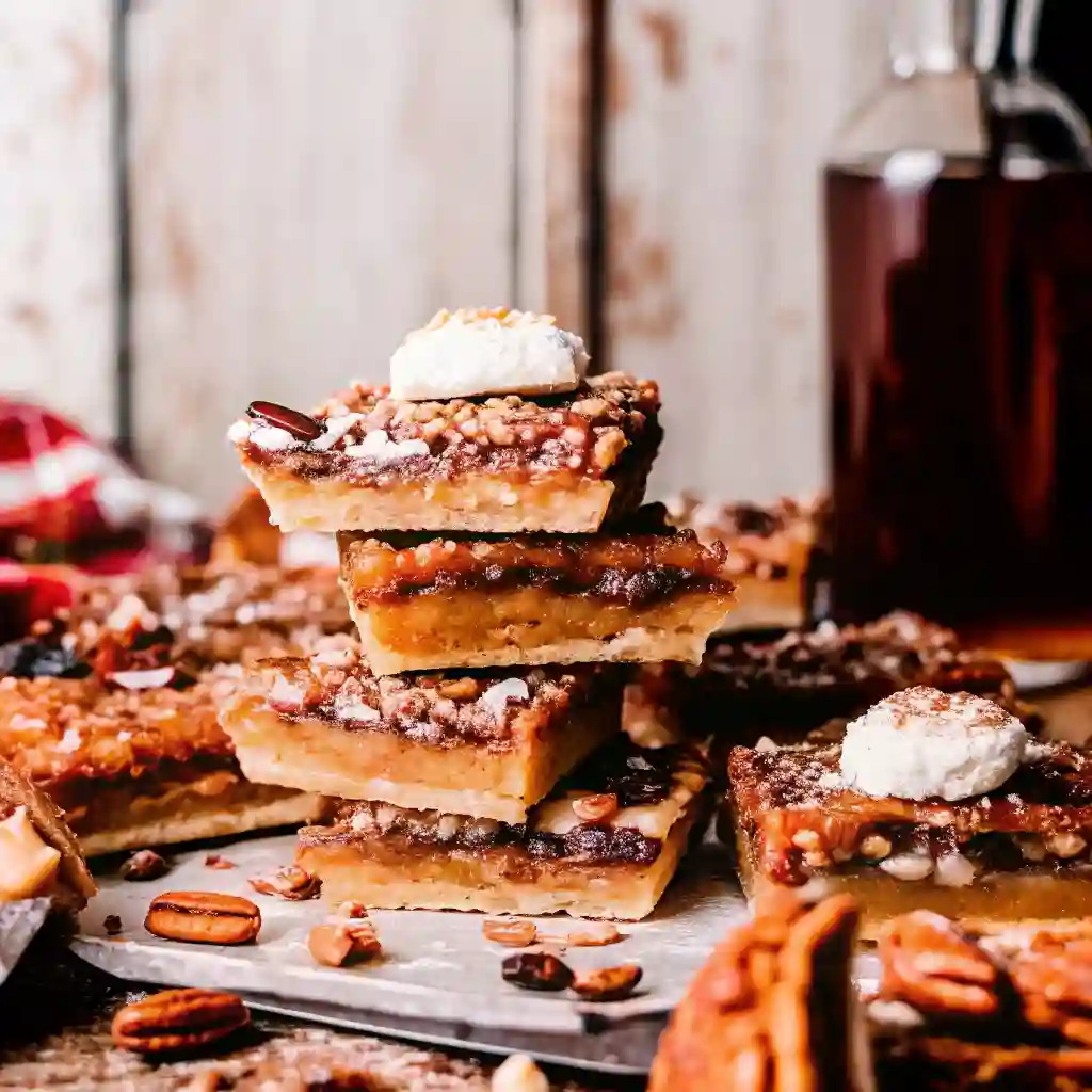 Salted Maple Pecan Pie Bars Easy Thanksgiving Dessert Salted Maple Pecan Pie Bars Salted Maple Pecan Pie Bars