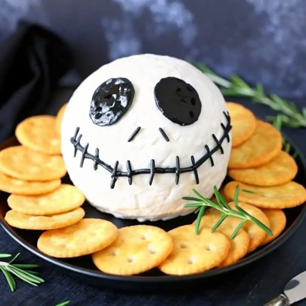 Skellington Cheese Ball Appetizer for Halloween Recipes 2025 Skellington Cheese Ball Appetizer Skellington Cheese Ball Appetizer