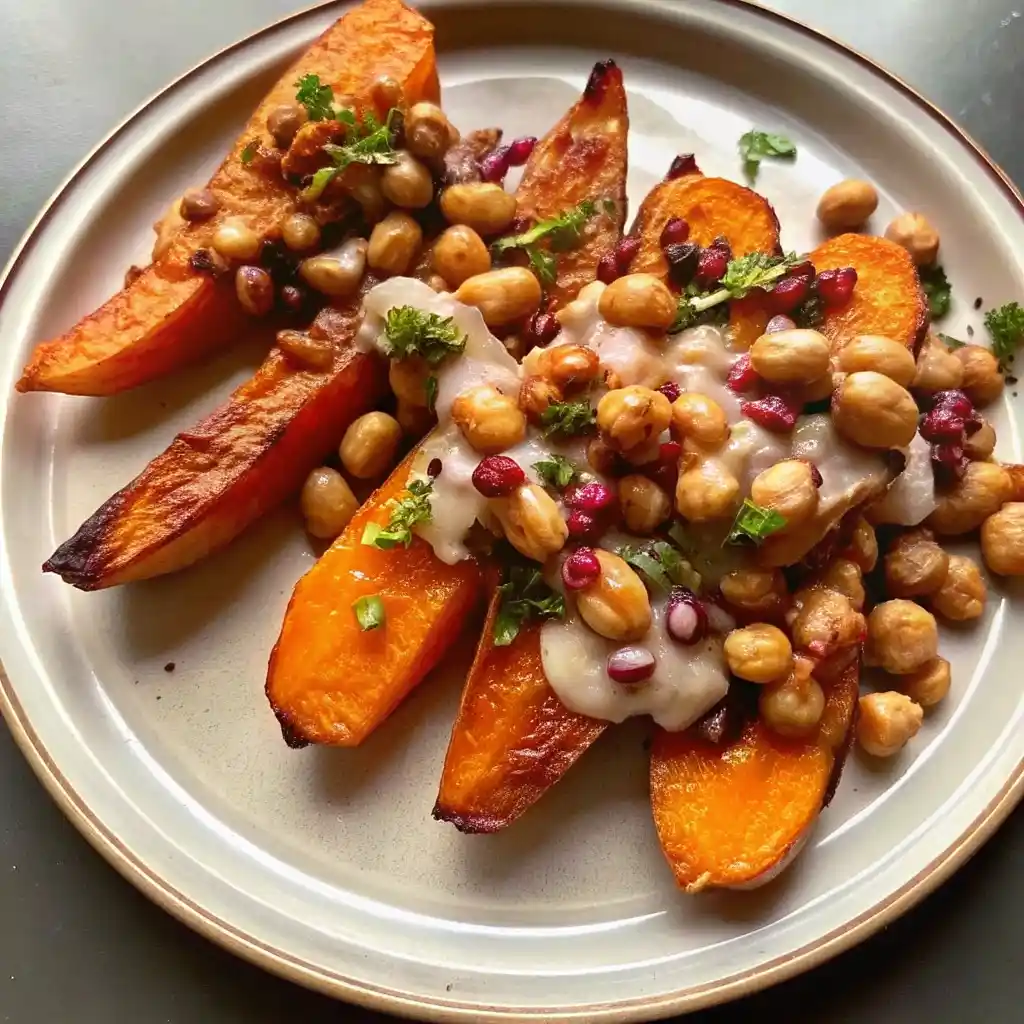 Sweet Potato with Butter Beans Crunch Quick Healthy Dinner Sweet Potato with Butter Beans Crunch Sweet Potato with Butter Beans Crunch