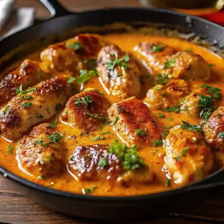 Texas Roadhouse Butter Chicken Skillet with creamy butter sauce and fresh herbs.