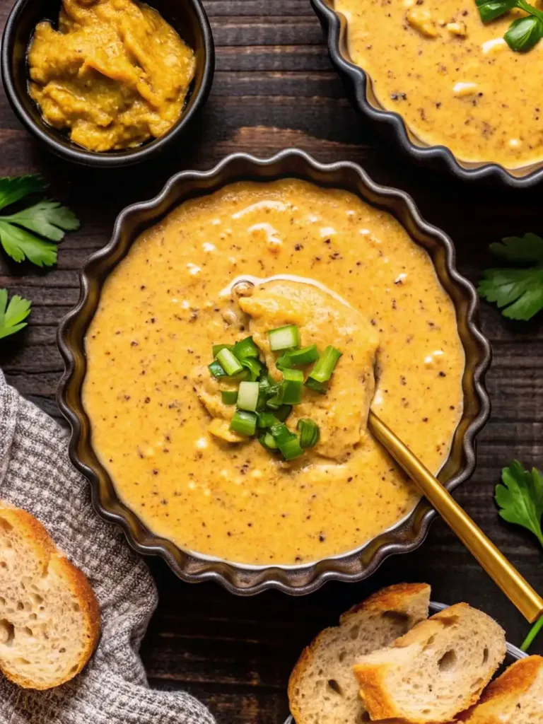 Cheddar Garlic Herb Potato Soup
