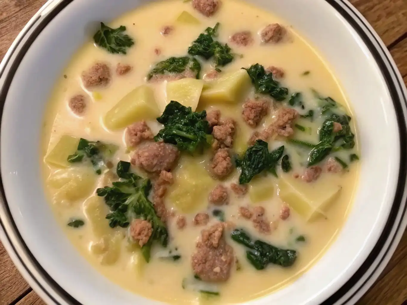 Healthy Slow Cooker Zuppa Toscana Soup Easy Healthy Comfort Recipe Healthy Slow Cooker Zuppa Toscana Soup Healthy Slow Cooker Zuppa Toscana Soup