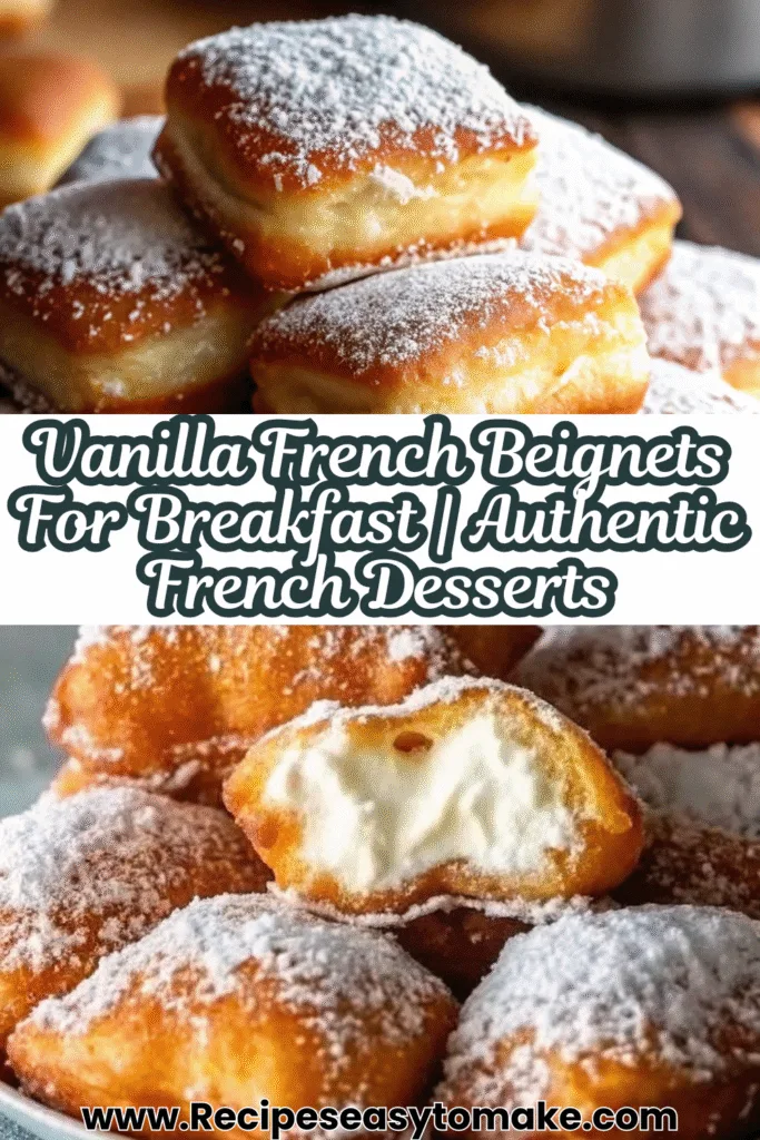 Vanilla French Beignets For Breakfast 1 17