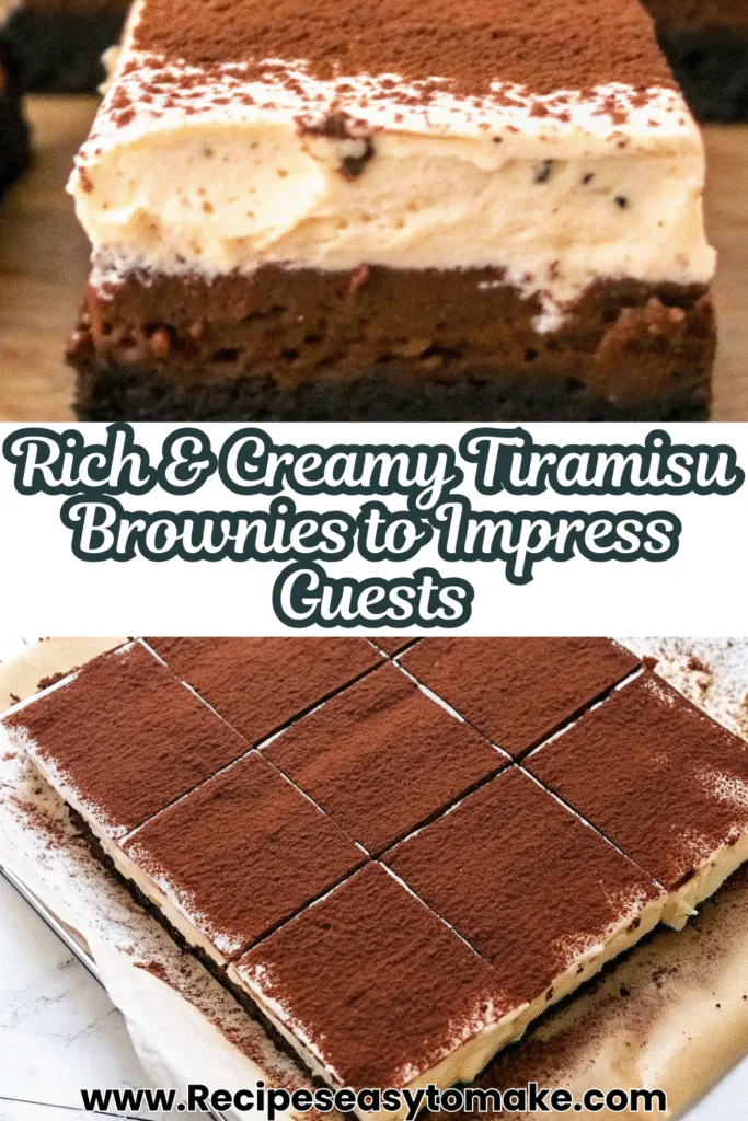 Tiramisu Brownies Recipe Tiramisu Brownies Tiramisu Brownies Recipe 2 24