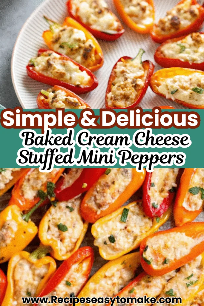 Cream Cheese Stuffed Mini Peppers | 7 Simple Tips for Perfect Flavor Cream Cheese Stuffed Mini Peppers Cream Cheese Stuffed Mini Peppers pin