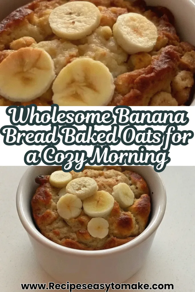 Wholesome Banana Bread Baked Oats Healthy Comfort For Every Morning 3 17
