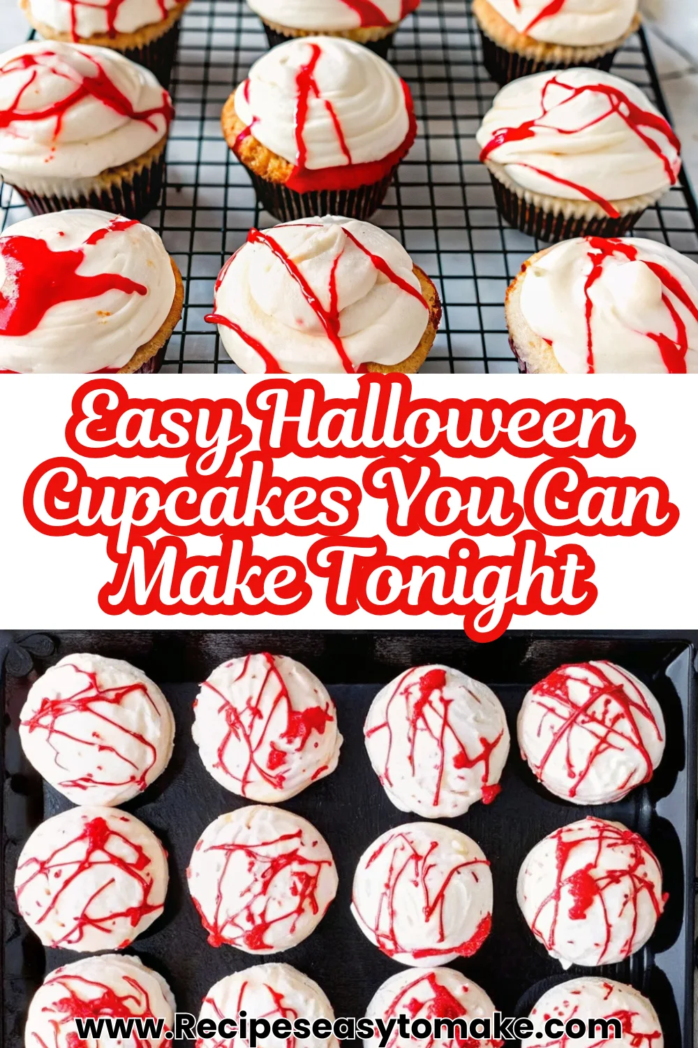 Easy Halloween Cupcakes That Look Scary and Taste Sweet Easy Halloween Cupcakes Easy Halloween Cupcakes That Look Scary and Taste Sweet 3 7