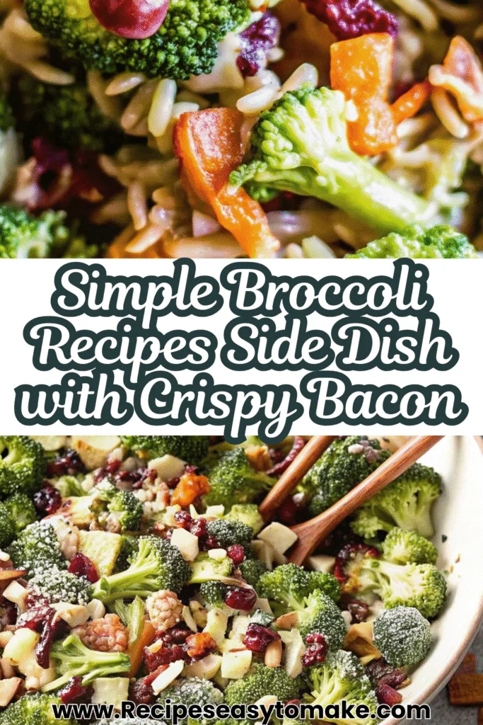 Broccoli Bacon Salad Recipe | Easy and Healthy Bacon Side Dish Broccoli Bacon Salad Recipe Broccoli Bacon Salad Recipe | Easy and Healthy Bacon Side Dish 3 8