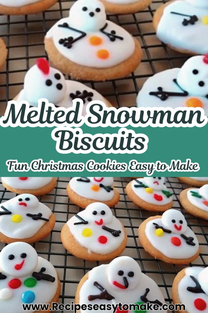 Melted Snowman Biscuits | Adorable and Easy Christmas Cookies for Kids Melted Snowman Biscuits Melted Snowman Biscuits | Adorable and Easy Christmas Cookies for Kids 4 10