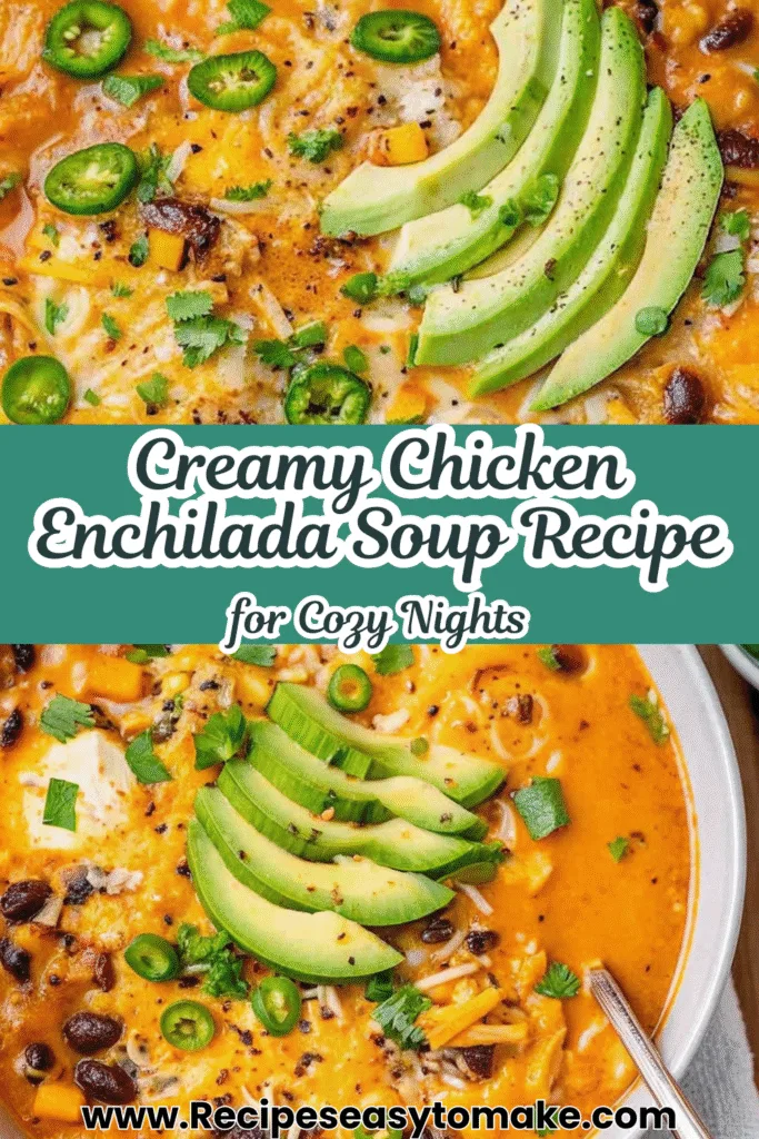 Creamy Chicken Enchiladda Soup: Easy 30-Min Comfort Recipe 4 11