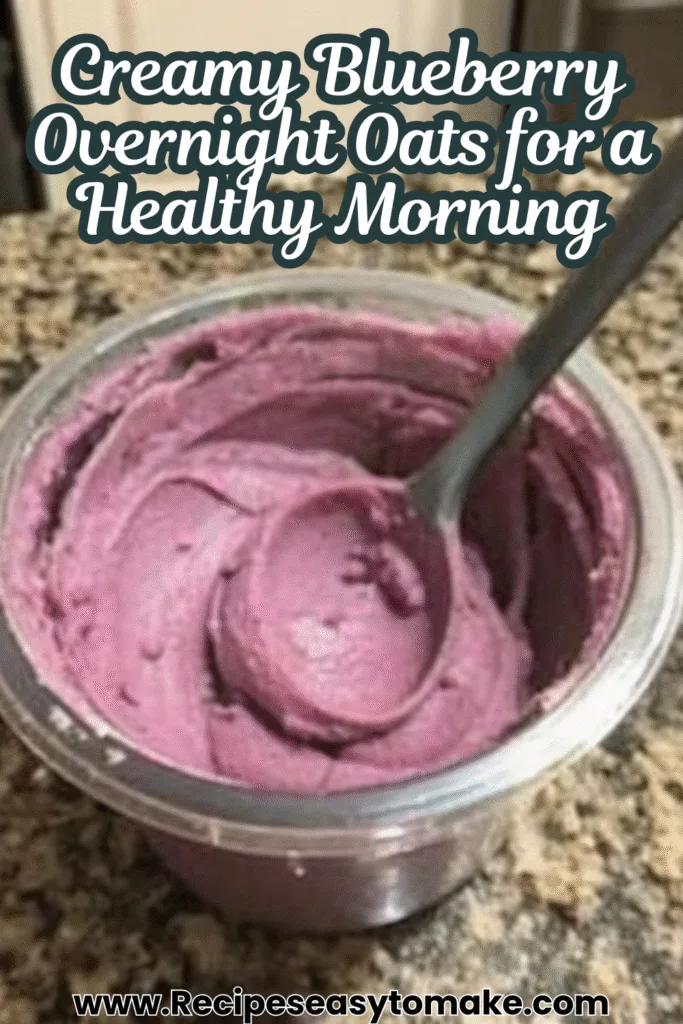 Blueberry Blended Overnight Oats for a Healthy Start 4 16