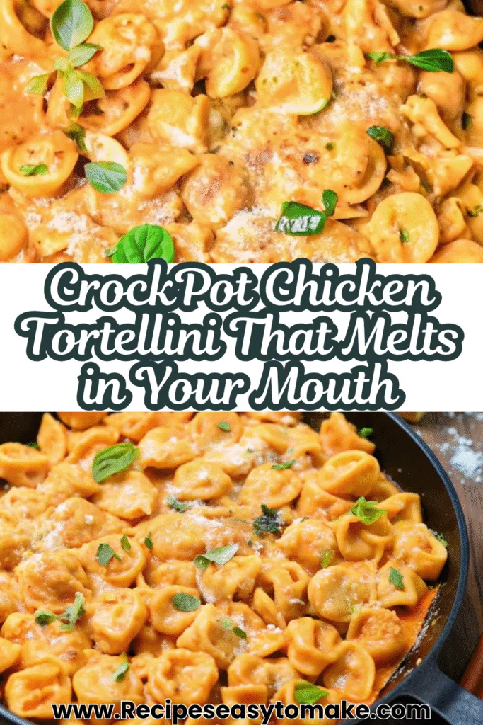 CrockPot Chicken Tortellini | Creamy Comfort Food Slow Cooker Recipe CrockPot Chicken Tortellini CrockPot Chicken Tortellini | Creamy Comfort Food Slow Cooker Recipe 4 20