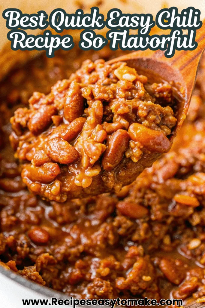 Quick Easy Chili Recipe Homemade Flavor in 30 Minutes Quick Easy Chili Recipe Quick Easy Chili Recipe Homemade Flavor in 30 Minutes 4 21