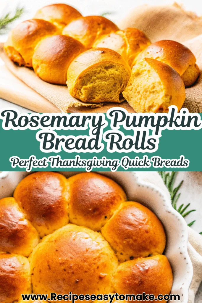 Rosemary Pumpkin Bread Rolls Recipe For Perfect Thanksgiving Breads 4 8