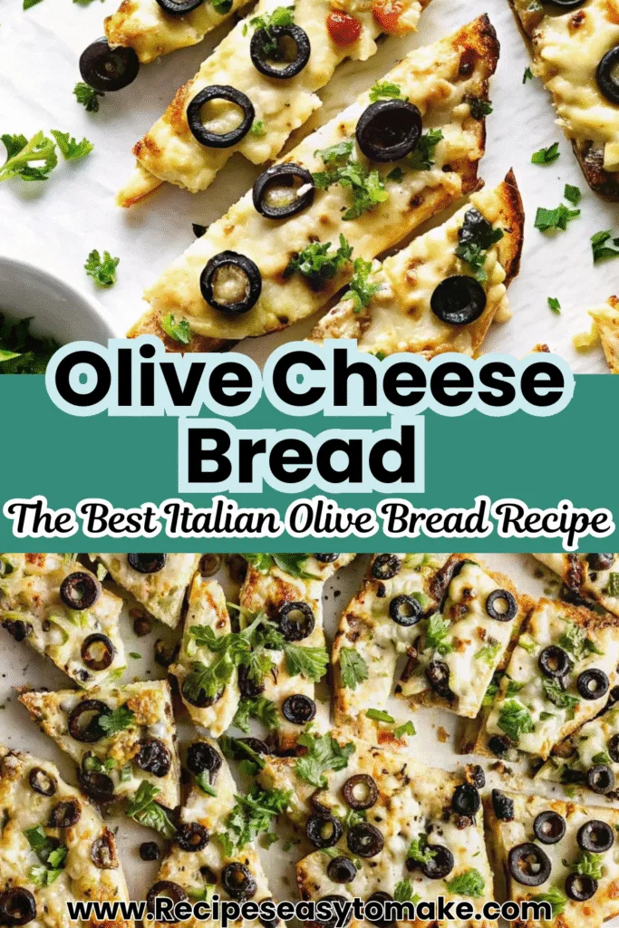 Olive Cheese Bread – 5-Minute Cheesy Delight Olive Cheese Bread Olive Cheese Bread – 5-Minute Cheesy Delight 7