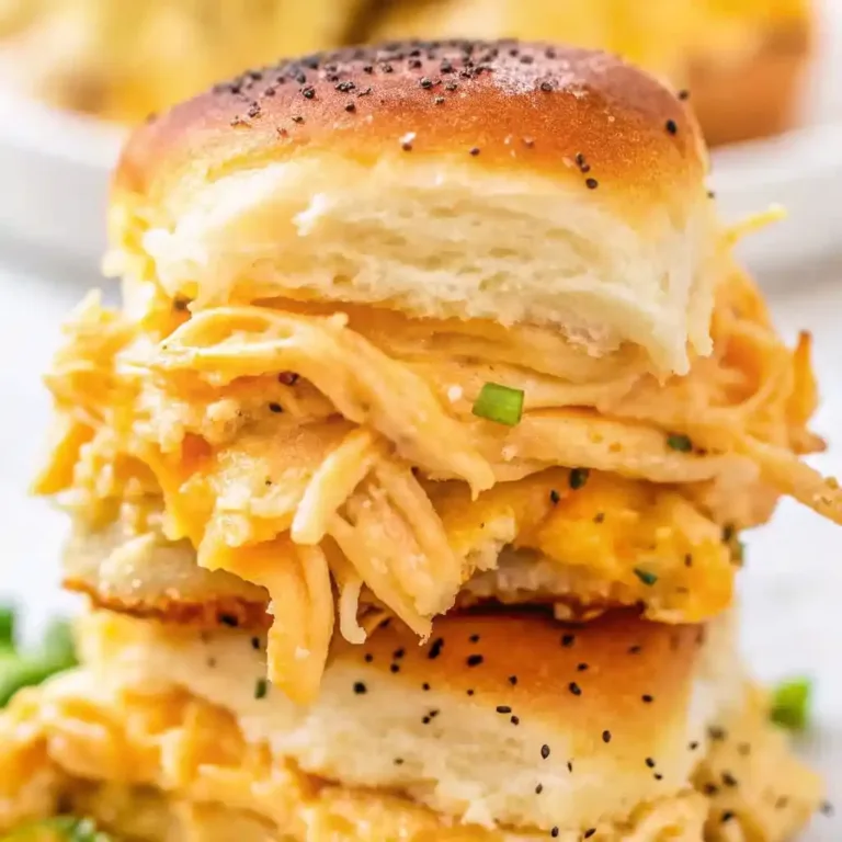 Buffalo Chicken Sliders 7 Minute Game Day Hit Simple Crockpot Chicken Pot Pie Buffalo Chicken Sliders