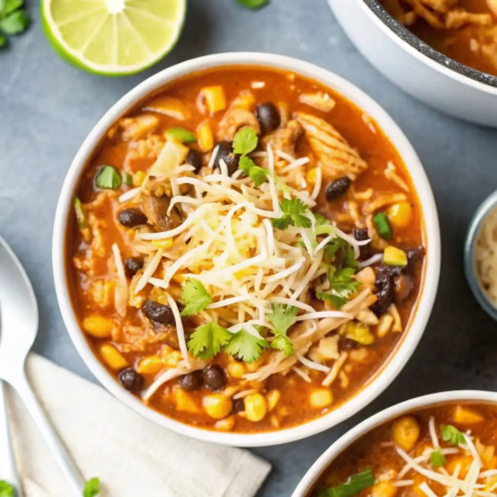 Keto Chicken Taco Soup Crock Pot Favorite Chicken Taco Soup Chicken Taco Soup