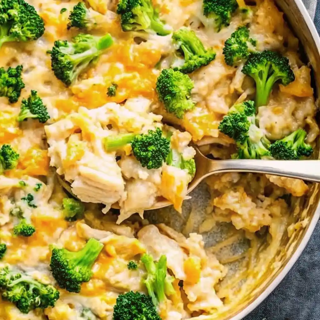 Creamy Chicken Broccoli Rice Cheese Casserole for Easy Family Dinners Creamy Chicken Broccoli Rice Cheese Casserole Creamy Chicken Broccoli Rice Cheese Casserole