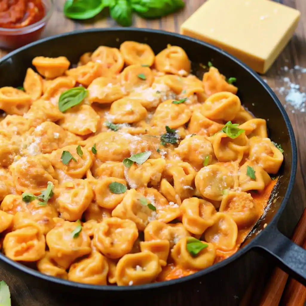 CrockPot Chicken Tortellini | Creamy Comfort Food Slow Cooker Recipe CrockPot Chicken Tortellini CrockPot Chicken Tortellini