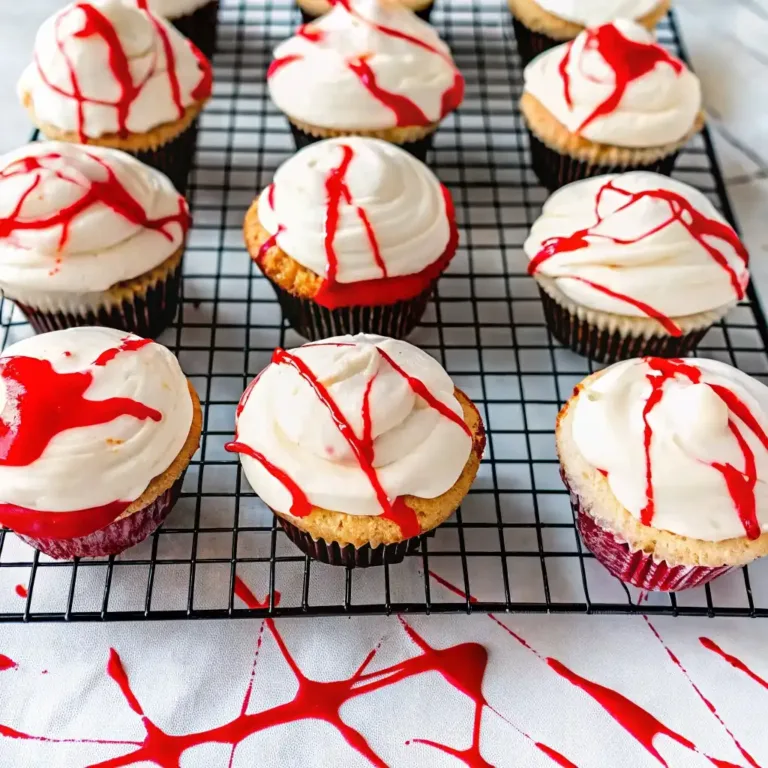 Easy Halloween Cupcakes That Look Scary and Taste Sweet lemon cream cheese dump cake Easy Halloween Cupcakes