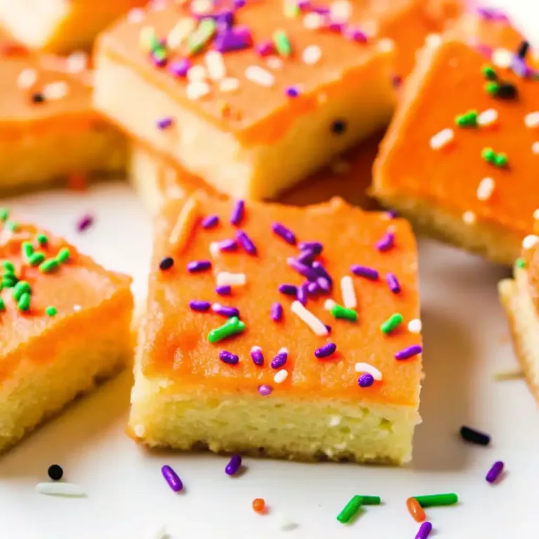 Halloween Sugar Cookie Bars