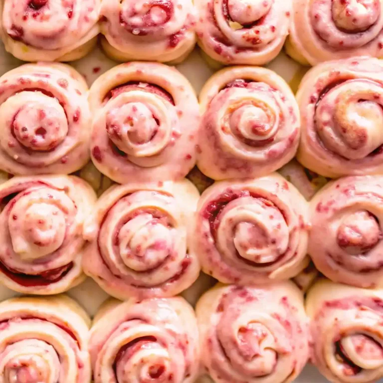 Strawberry Cinnamon Rolls