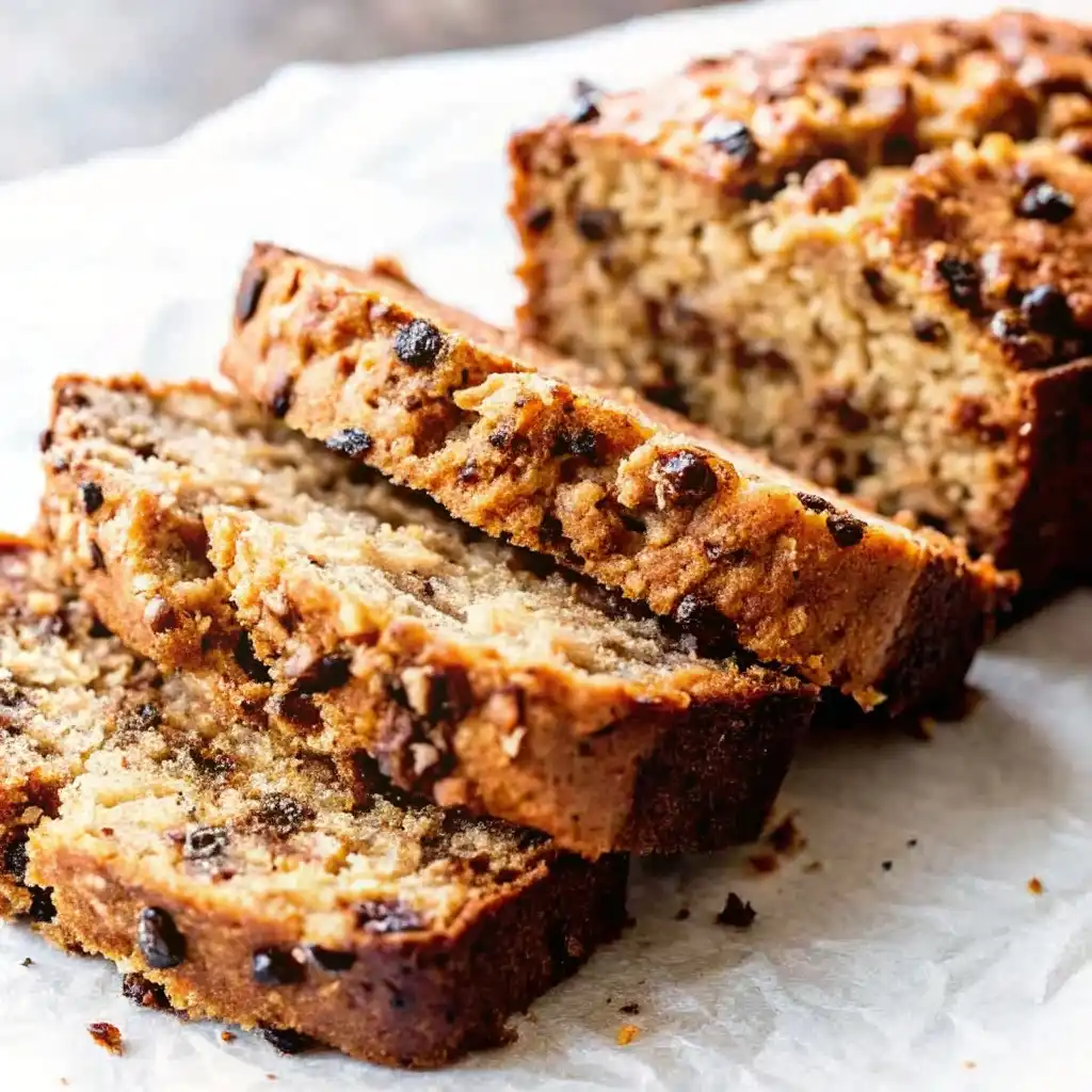Super Moist Chocolate Chip Banana Bread Best Quick Homemade Loaf Super Moist Chocolate Chip Banana Bread Super Moist Chocolate Chip Banana Bread