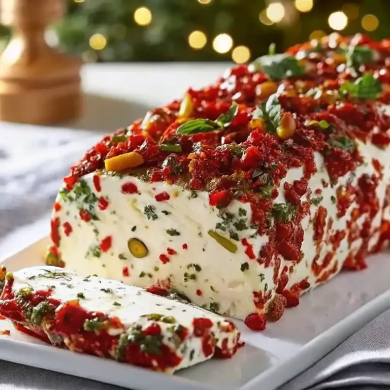 antipasto cream cheese log