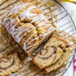 homemade cinnamon swirl banana bread